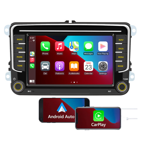 Double 2 Din Android 13 Gps Touch Screen Stereo Car Radio Player Fit for vw Polo passat jetta Golf Mk5