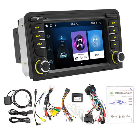Android Car Radio Quad Core 7 Inch Car DVD Player Navigation Radio GPS Car Stereo Suitable for Audi A3 (2003-2012)