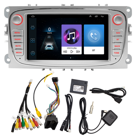 Haed Unit With Carplay Car Stereo For Ford Focus Android 13 Car Multimedia Player in Dashboard GPS Navigation