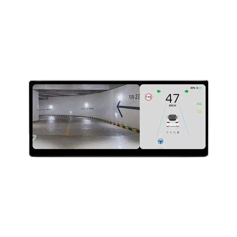 Car Portable Wireless Carplay Instrument Cluster Display For Tesla Model 3 Y 8.9 Inch Dashboard Touchscreen