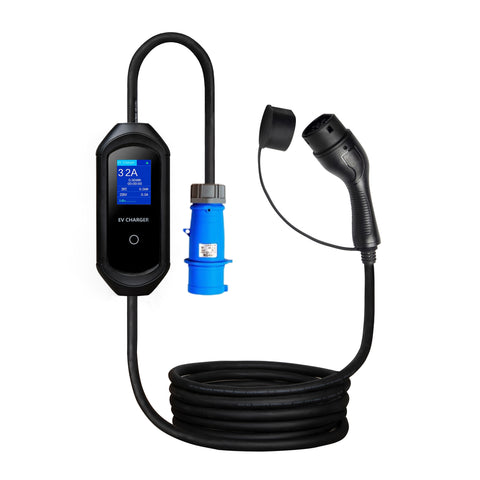 EV Charger Custom Portable Car Charger Portable Charger 1.7KW to 7KW 13A 16A 32A
