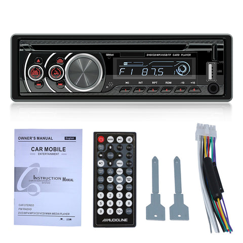 Car stereo manufacturer car CD dvd player single din car radio FM radio car mp3 player