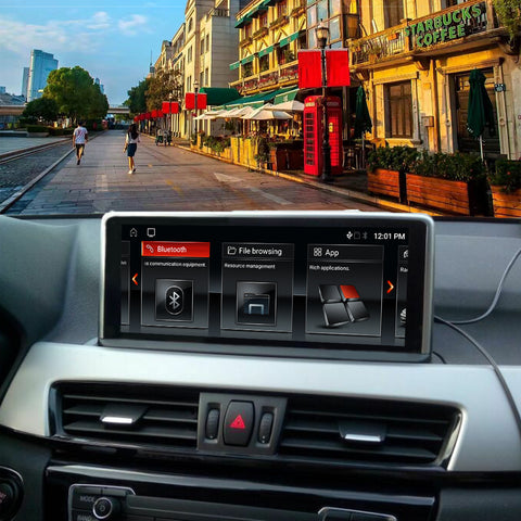 car mp5 player for bmw x1 F48 android auto Wireless carplay Bluetooth 5.0 GPS navigation system Compatible with the original car system