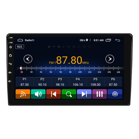 navigation system android car video with wireless apple carplay universal 9 inch IPS 2.5D screen car radio