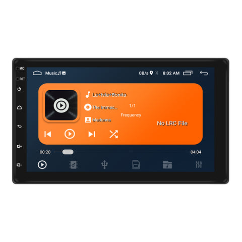 autoradio carplay android car radio with android auto 7 inch touch screen navigation system support bluetooth 5.0 wifi mirror link aux camera input