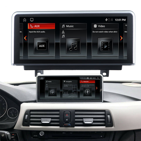 Car multimedia player For BMW 3 Series F30 F31 F34 with wireless Apple carplay and Android auto 8 core 10.25 inch ips screen Bluetooth wifi navigation