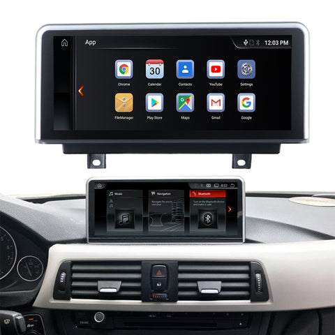 Car multimedia player For BMW 3 Series F30 F31 F34 with wireless Apple carplay and Android auto 8 core 10.25 inch ips screen Bluetooth wifi navigation