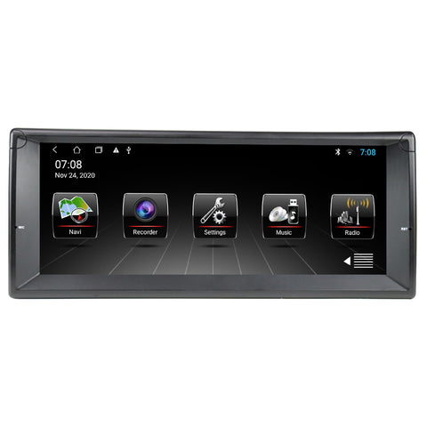 Car stereo for bmw e39 android 10 10.25 inch screen support bluetooth wifi navigation radio carplay and android auto function